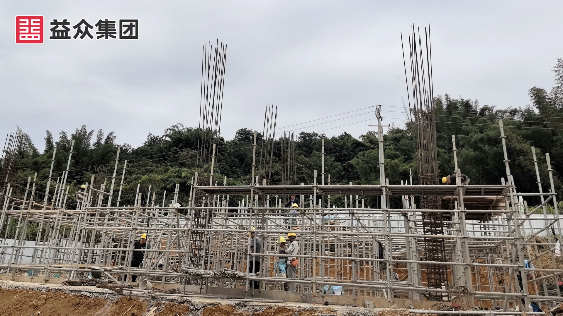 配電間、污泥脫水間支模架搭設(shè)_副本